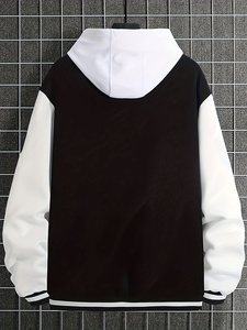 Chaquetas Varsity para Hombre de Lona Ligera y Transpirable, Estilo Nuevo y Moderno, con Logotipo Personalizado, Impermeables, con Capucha, para Invierno 2024 - Product Image 2