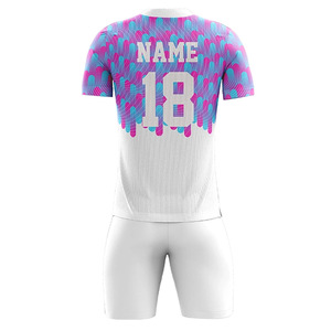 Custom Premium New Design Soccer Jerseys 100% Polyester Fully Dye Sublimation Printed Custom Colors Logo Reinforced Soccer Wear - Product Image 2
