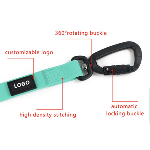 Guinzaglio per cani da addestramento con palangari impermeabili in PVC verde 16ft 32ft con moschettone girevole - Product Image 2