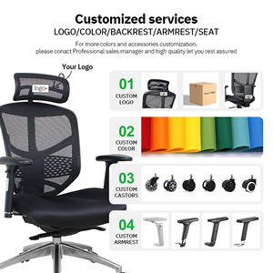 เก้าอี้เล่นเกมสำนักงาน<span class=keywords><strong>คอม</strong></span>พิวเตอร์แบบสบายเก้าอี้เล่นเกมมีพนักพิงปรับความสูงได้ - Product Image 2