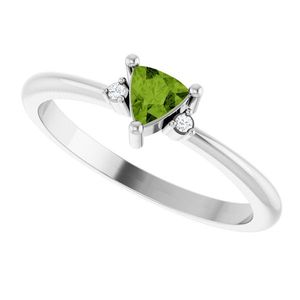 Anillo Stuller con Acentos de Oro Blanco de 14K 72435:255P, Patrón Geométrico, Bañado en Rodio, Piedra Tallada, Talla Ajustable, Apto para Compromiso - Product Image 5
