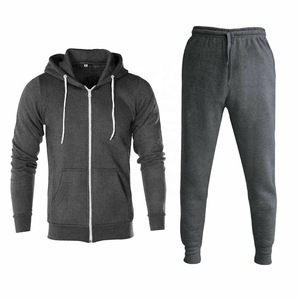 Conjunto Deportivo de 2 Piezas para Hombre, Chaqueta con Capucha y Cremallera, Pantalones Deportivos, Cortavientos, Transpirable y Ecológico para Invierno - Product Image 1