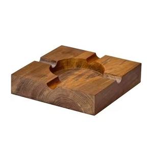 Cendrier en bois massif, accessoire de fumeur écologique pour une décoration élégante de la maison ou du bureau - Product Image 6