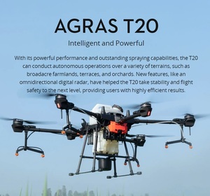 DJI Agras T20P Pulvérisateur de drone agricole Drones de pulvérisation agricole Réservoir de pulvérisation 20L Système de surveillance visuelle en temps réel - Product Image 6