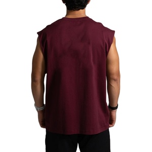 Yoga Wear Clothing High Quality <b>Stringer</b> Men Loose Fit Unisex Longline Plus Size Breathable Running Athletic Sports Tank Top - Product Image 6