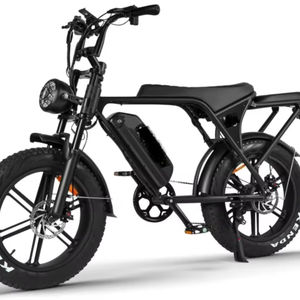 Vélo de montagne électrique en promotion avec moteur 750W, batterie 48V 15Ah, pneus larges de 20 pouces et Shimano 7 vitesses pour adultes - Product Image 1