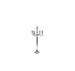Five Arms <b>Crystal</b> Candelabra for Wedding Decoration in <b>Cheap</b> Price Candle Holder Centerpiece in Aluminium - Product Image 6