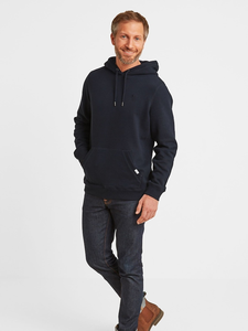 Wholesale Professional Manufactures New Fashion Breathable Men's Hoodie 100% Cotton Solid Black Color Logo Fleece Pullover - Product Image 3