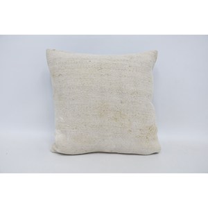 Primitive 18x18 Inch <b>Beige</b> Rustic Patchwork Wool Pillow Luxury <b>Cushion</b> Woven Technique Fluffy Square Vintage Bedding Christmas - Product Image 1