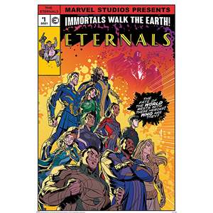 Marvel Comic Eternals Immortals <b>Poster</b> Modern Design Style Walk the Earth Wall Usage Paper Material - Product Image 1