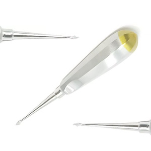 Bernard Dental Chirurgie Dentaire Bêche Droite Concave Racine Pointe Ascenseur #60 Or - Product Image 4