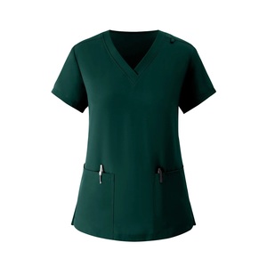 Vente en gros d'uniformes infirmiers pour femmes en polyester/coton respirant de haute qualité, ensembles de blouses médicales, OEM, hôpital - Product Image 6