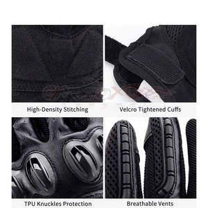 2023 gants de course personnalisés unisexes en cuir respirant imperméable de haute qualité motif d'impression Unique Offre Spéciale équipement de moto - Product Image 3