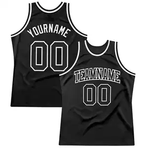 2023 New Season Custom Design Alle Team Basketball Trikot Hochwertige Stickerei genäht Herren Basketball Trikot