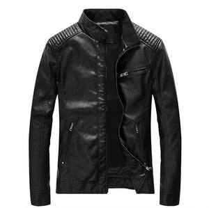 Veste de créateur ZOB vêtements d'extérieur en gros décontracté formel Style lourd tendance bombardier classique en cuir pur vestes pour hommes - Product Image 5