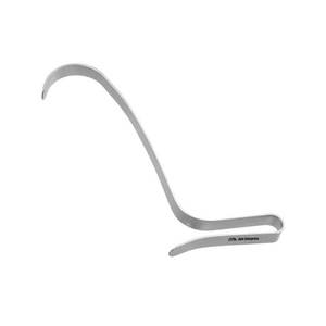 Retracteur à rabat Freeman, instrument chirurgical incurvé en acier inoxydable pour une chirurgie plastique et reconstructive durable et précise - Product Image 2