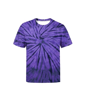 เสื้อยืดคอตตอนสำหรับผู้ชายเสื้อยืดคอกลมมัดย้อมสำหรับผู้ชายเสื้อสไตล์สตรีทผ้าคอตตอน100% ออกแบบได้ตามต้องการสำหรับ2025 - Product Image 1