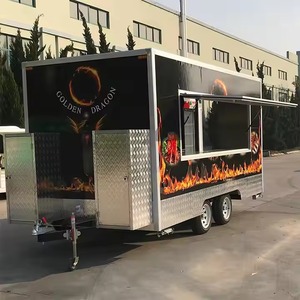 New Fully Equipped Stainless Steel Mobile Fast Food Concession Trailer 3-Year Warranty for Restaurants Low Price Cooking - Product Image 4