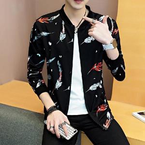 แจ็คเก็ตบอมเบอร์ลายพรางสำหรับผู้ชายแจ็คเก็ตบอมเบอร์สไตล์ใหม่ - Product Image 4
