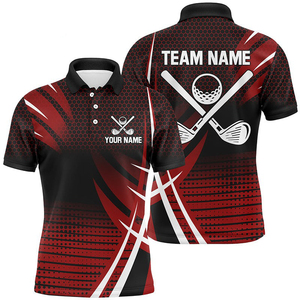 Polos de sublimación de alta calidad, camisetas polo de sublimación de manga corta de gran tamaño para hombres, camiseta de Golf personalizada - Product Image 1
