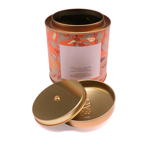 กล่องเก็บชาทรงกระบอกดีบุกคุณภาพสูง-สำหรับเก็บชาขาวและชาดำ ภาชนะปิดผนึก - Product Image 4