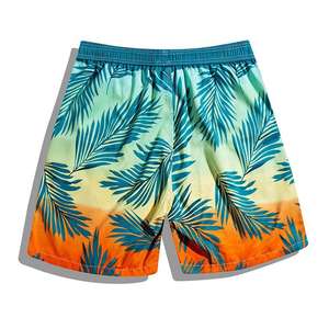 Short de basket-ball pour hommes vêtements de sport respirants sur mesure avec nouveau design imprimé logo maillot de bain de plage à cordon de serrage vente en gros - Product Image 2