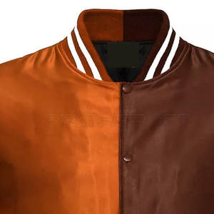 Chaqueta con letras de satén hecha a medida Chaquetas con letras de satén personalizadas al por mayor para hombres Chaquetas cálidas de invierno - Product Image 4