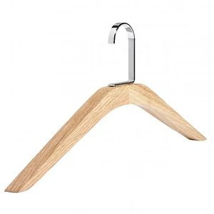 SMART HANDMADE BEST High Quality Boutique Style a Grade Lotus Wooden Hanger With Notches with Bar Suit Hanger - Product Image 1