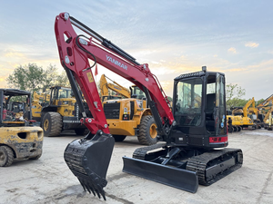 Mini-excavatrice sur chenilles en caoutchouc Vio55-6B de 5,5 tonnes, excavatrice compacte sur chenilles avec godet pour la construction - Product Image 1