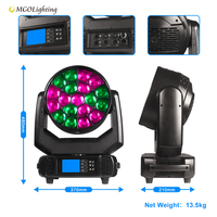 MGOLighting 1940 RGBW K15 R0be Tête mobile de lavage araignée Zoom pour événements Équipement d'éclairage de scène professionnel