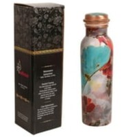 Bouteille d'eau en cuivre pur, protection anti-fuite avancée, écologique, réutilisable, conception sans joint, bienfaits pour la santé AYURVEDA YOGA