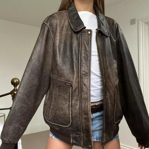 Chaquetas de Cuero para Mujer a Bajo Precio, Chaqueta de Cuero de Nuevo Estilo para Mujer, Chaqueta de Cuero de Alta Calidad para Mujer - Product Image 2