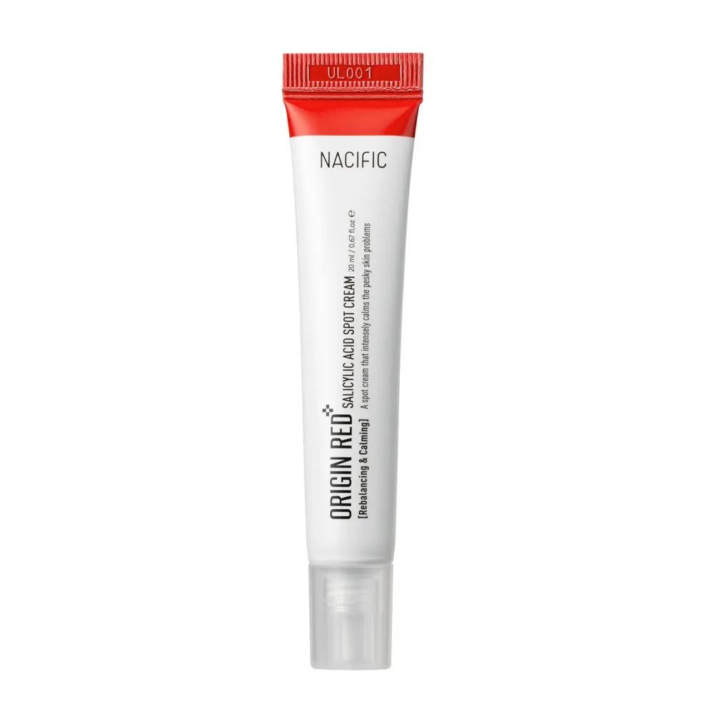 ABILLKOREA5 NACIFIC ORIGIN RED SALICYLIC ACID SPOT CREAMは、肌のトラブルをすばやく回復する強力な鎮静エネルギーを持っています