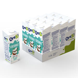 Bebida de Coco a Base de Plantas OraSi Sin Azúcar Añadido 1 litro 12 unidades - Product Image 3