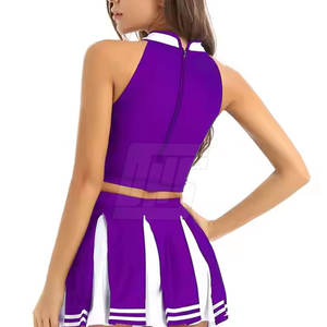 Vente directe d'usine Uniforme de pom-pom girl sans manches Nouveau style de vêtements de sport Uniforme de pom-pom girl - Product Image 2