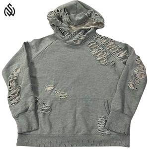 Nuevo estilo, cantidad a granel, sudaderas con capucha desgastadas personalizadas para hombres, último diseño, nueva moda, su propio logotipo, sudaderas con capucha desgastadas para hombres - Product Image 1