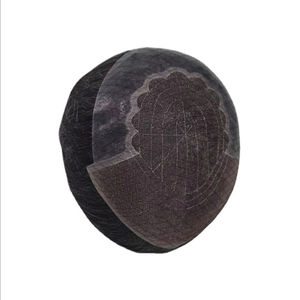 Peluca de Cabello Humano Remy con Ondas Corporales para Hombre Taz Hair BD THB 2025, 150% de Densidad, Frente de Encaje, Textura Lisa, Cabello Chino - Product Image 4