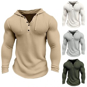Sudadera con Capucha para Hombre, 100% Algodón, Corte Regular, Manga Larga, Cómoda, Ropa Deportiva para Exteriores - Product Image 1