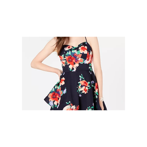 Abito Floreale con Doppio Volant per Bambine, Collezione Cuori con Paillettes, Rosso, Taglia 5 - per Damigelle - Product Image 2