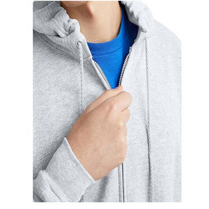 Sweats à capuche zippés personnalisés pour hommes Vêtements de sport de qualité supérieure Streetwear Mode décontractée Vente en gros - Product Image 4