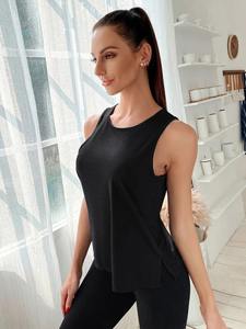 เสื้อแขนกุดออกกำลังกายแขนกุดสวมใส่สบาย, เสื้อกล้ามถักเข้ารูปพอดีตัวดีไซน์ใหม่2025 - Product Image 4