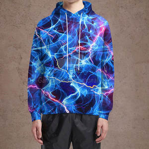 Sweat-shirts à capuche imprimés intégralement, design personnalisé, pour hommes et femmes - Product Image 3