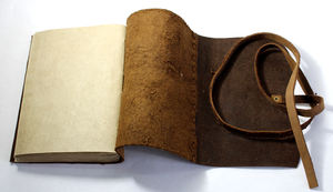 Journal en cuir A5, carnet en cuir, carnets reliés en cuir, cadeaux personnalisés uniques, carnet - Product Image 5