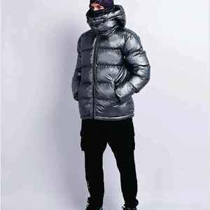 2024 nouveauté hommes veste d'hiver épaissie mode coréenne coton rembourré manteau avec soie chaude à la mode manteau hommes vestes - Product Image 3