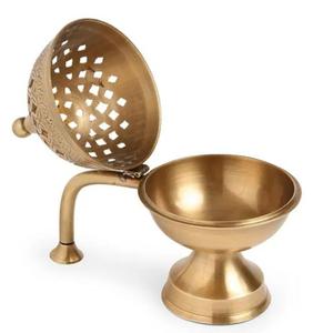 Quemador de incienso de latón con diseño tallado a mano, estilo Vintage, superventas, incensario de Iglesia, quemador de incienso para decoración de Navidad - Product Image 4