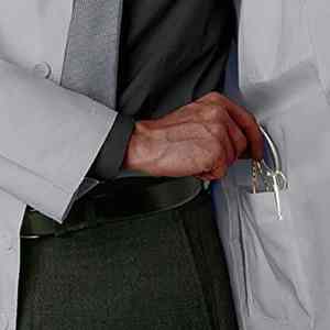 Blouse de laboratoire unisexe 2026 de haute qualité pour hommes et femmes, manches longues, légère, confortable, tricotée, avec poches frontales pour usage hospitalier - Product Image 4