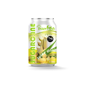 Interfresh Jus de canne à sucre 330ml Canette en aluminium HALAL ISO GMP HACCP Fabricant certifié Bouteille séchée de fruits et légumes du Vietnam - Product Image 1