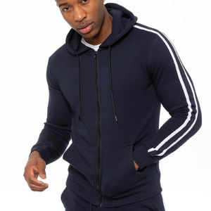 100% Cotton and Polyester Tracksuits Customized Heavyweight <b>Zip</b>-<b>Up</b> Tracksuit Set for Men's Casual Tracksuits and Joggers Set - Product Image 2