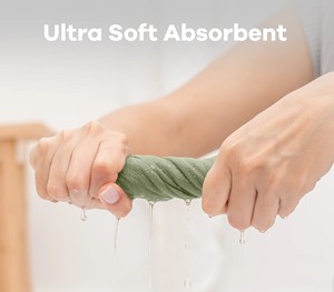 Paño de Muselina de Algodón Orgánico de Seis Capas para Bebé, Diseño Sólido, Verde Salvia, Paquete de 6 - Product Image 3
