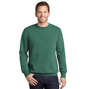 Venta al por mayor hombres pulóver Casual manga larga deportes clásicos Tops liso sudadera relajado gráfico cuello redondo sudadera hombres - Product Image 3